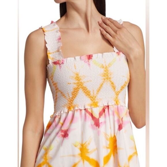 Rails Rumi Diamond Tie-Dye Smocked
Midi Dress Size XL / NWOT - Picture 6 of 10